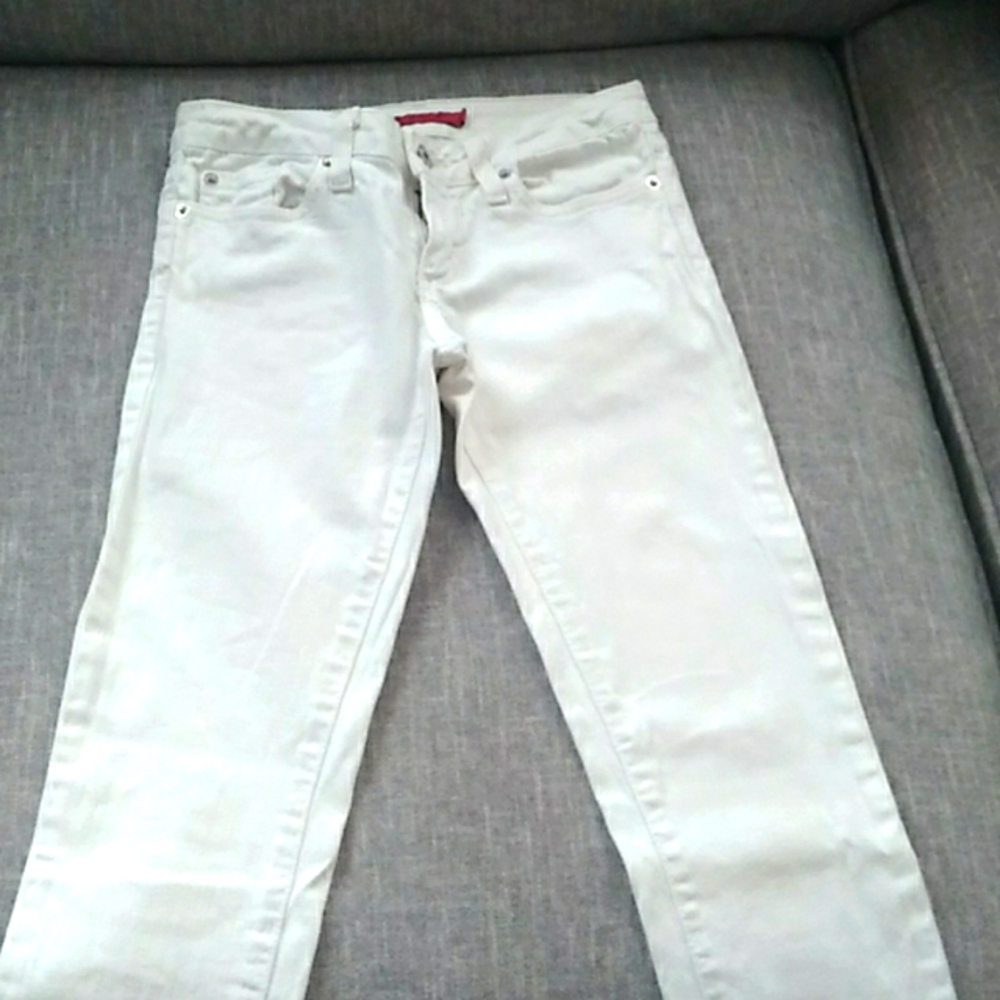 GJG Denim, white, skinny jeans, size 3